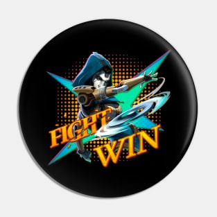 Ash - Fight Win Pin