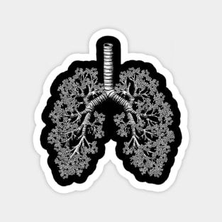 Lung Anatomy / Cancer Awareness 20 Magnet