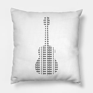 I love guitar Pillow