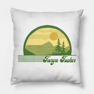 Tanya Tucker / Retro Style Country Fan Design Pillow