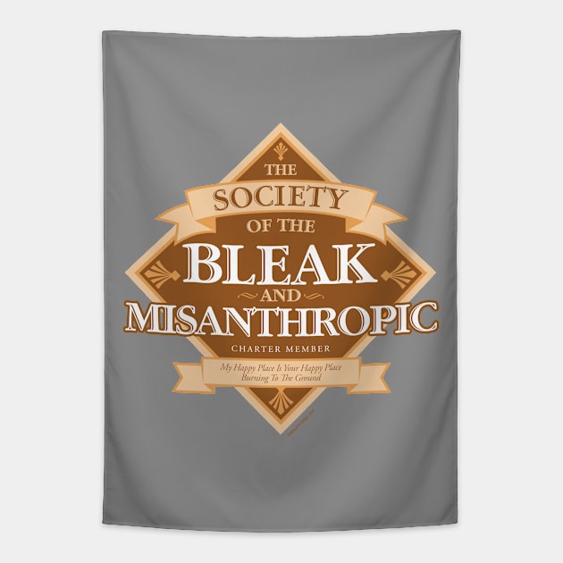 Society of The Bleak & Misanthropic Tapestry by eBrushDesign