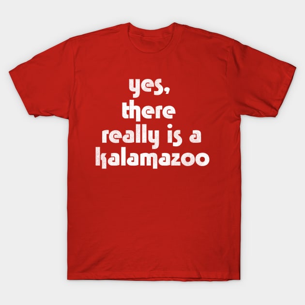 Yes There Really Is A Kalamazoo T-Shirt Yes There Really Is A Kalamazoo T-Shirt