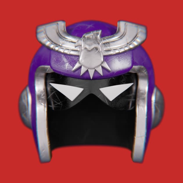 Falcon Helmet - Purple/Silver by Kinpraw