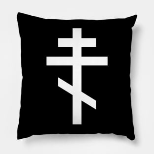 Orthodox Cross in White Pillow