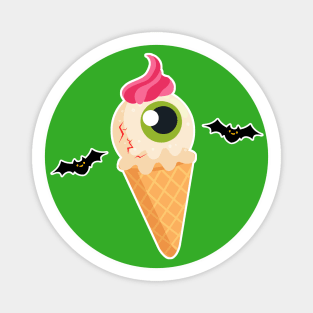 Eye Scream, Cute Halloween Ice Cream Magnet