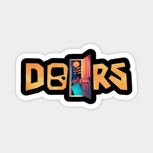 Open DOORS - Figure (Roblox Doors) Magnet