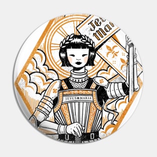 St Joan of Arc - Catholic Saints Pin