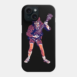 ANGUS YOUNG HIGH VOLTAGE Phone Case