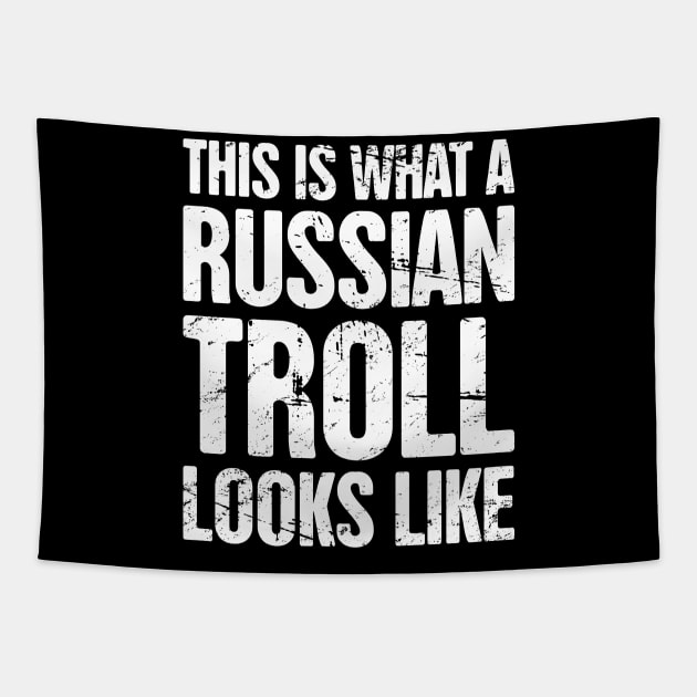 Funny Russian Troll / Internet Bot Tapestry by MeatMan