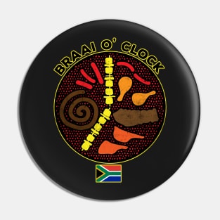 Braai O' Clock Time Pin