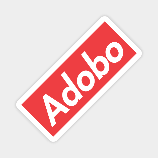 Filipino Chicken Adobo - Box Logo Magnet by Tees_N_Stuff