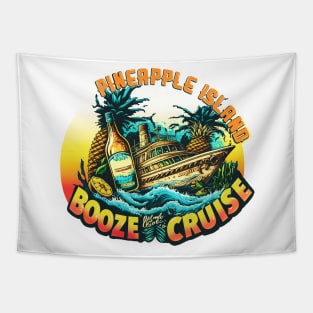 Pineapple Cruise Tapestry