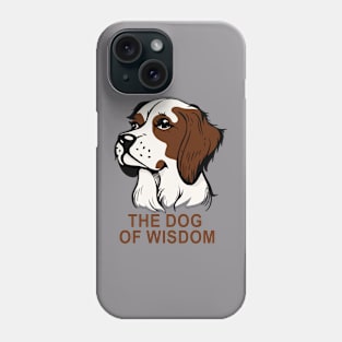 the wise dog Phone Case