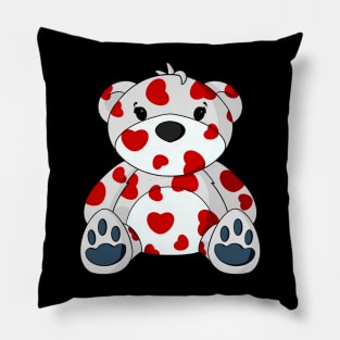 Valentine Pattern Teddy Bear Pillow