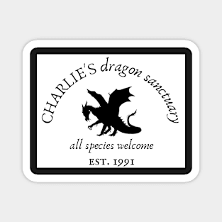 Charlie’s dragon sanctuary Magnet