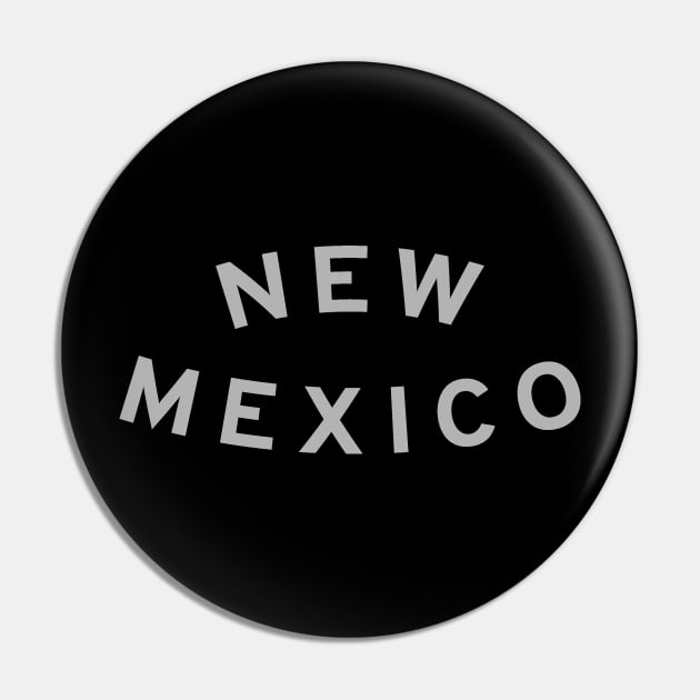 New Mexico Typography Pin by calebfaires