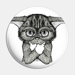 Cat with personality Pin