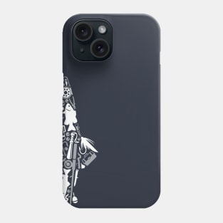 Fishing Tackle Fish Silhouette Design Phone Case