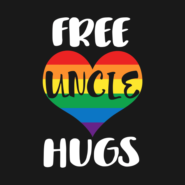 Free Uncle Hugs - White Text by SandiTyche