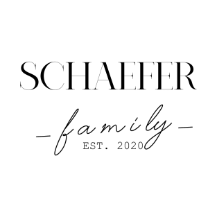 Schaefer Family EST. 2020, Surname, Schaefer T-Shirt
