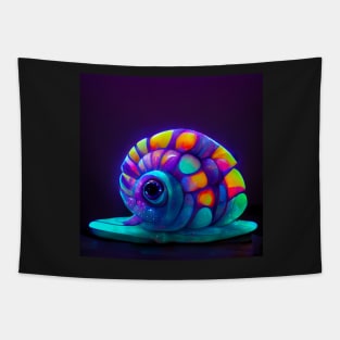 Psychedelic Snail Tapestry