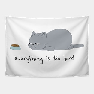 Everything Is Too Hard Tapestry