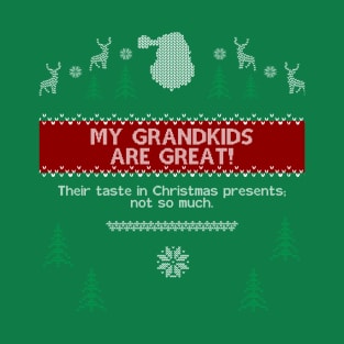 Grandkids Are Great Christmas Design T-Shirt