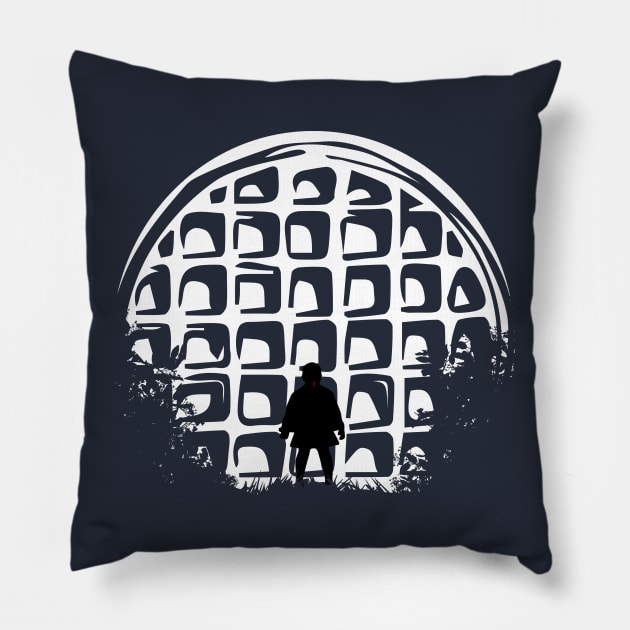 Eleven in Moon-Waffle Pillow by Taki93