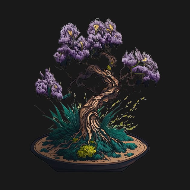 Iris Bonsai Tree by Ronin Creations