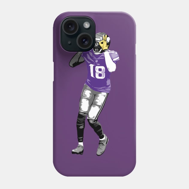 justin jefferson Phone Case by islandersgraphics