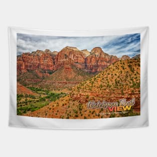 Watchman Trail View Zion National Park Tapestry