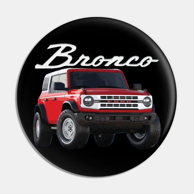 Ford Bronco Heritage edition Ford Bronco MURICA SUV sport truck RACE RED 4X4 Pin by cowtown_cowboy