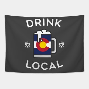 Drink Local Colorado Tapestry