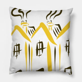 Three houses Pillow