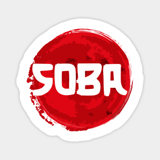 Soba-Japanese Food Magnet