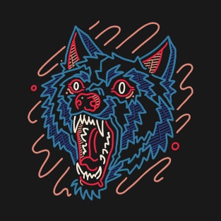 Line Drawn Wolf T-Shirt