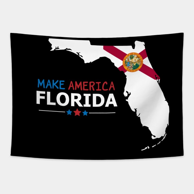 Make America Florida Tapestry by NASSER43DZ