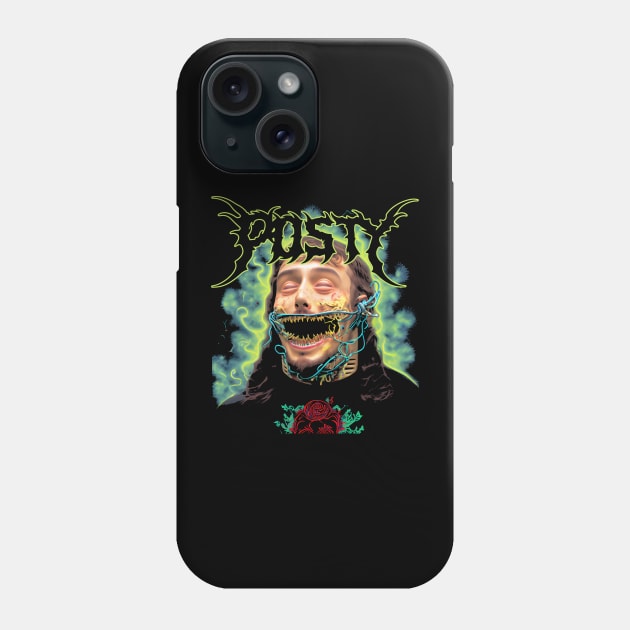 "Posty Deathcore Aesthetic Horror Art | Intense Music Graphic Phone Case by Soulphur Media