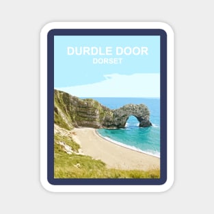 Dorset Durdle Door. Travel location poster Magnet
