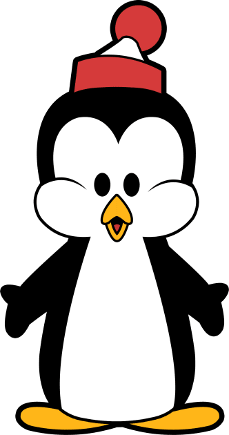 Chilly Willy Kids T-Shirt by liora natalia