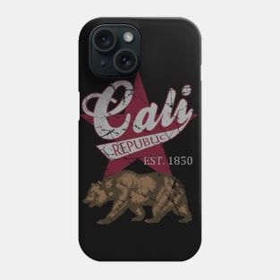 Vintage Cali California Republic 1850 Phone Case