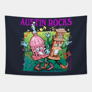 Austin Rocks Tapestry