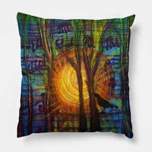 Too Much Nostalgia at Sunset Pillow