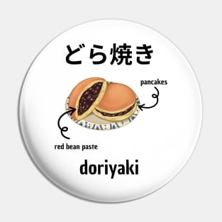 Dorayaki Kawaii Vintage Retro Yummy Japanese Pin