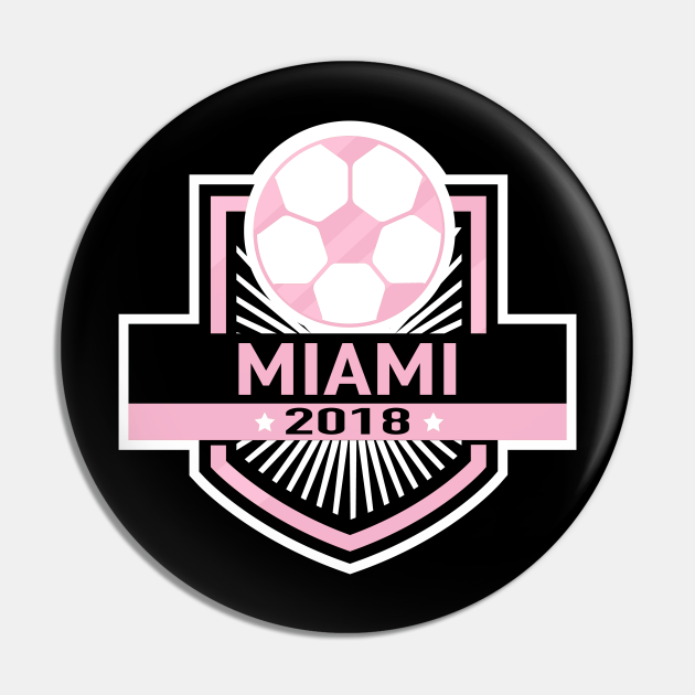 Miami soccer - Inter Miami - Pin | TeePublic