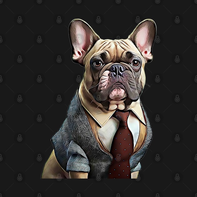 Yuppie French Bulldog by Unboxed Mind of J.A.Y LLC 