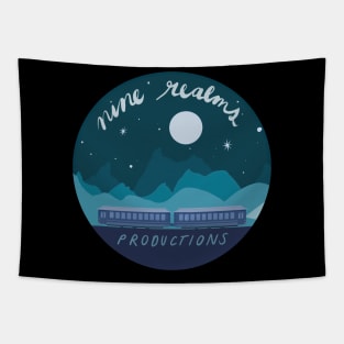 Nine Realms Productions Logo Design Tapestry