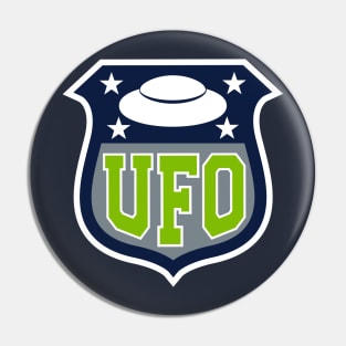 UFO Shield Pin