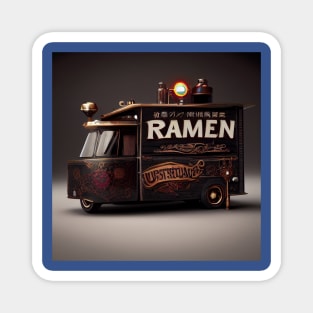 Steampunk Tokyo Ramen Food Truck Magnet