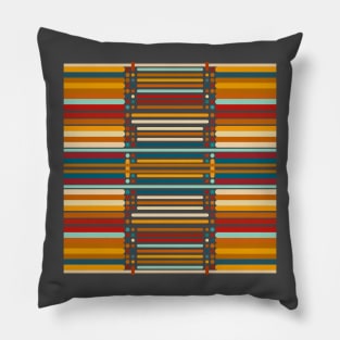 Multicolor dots & stripes Pillow